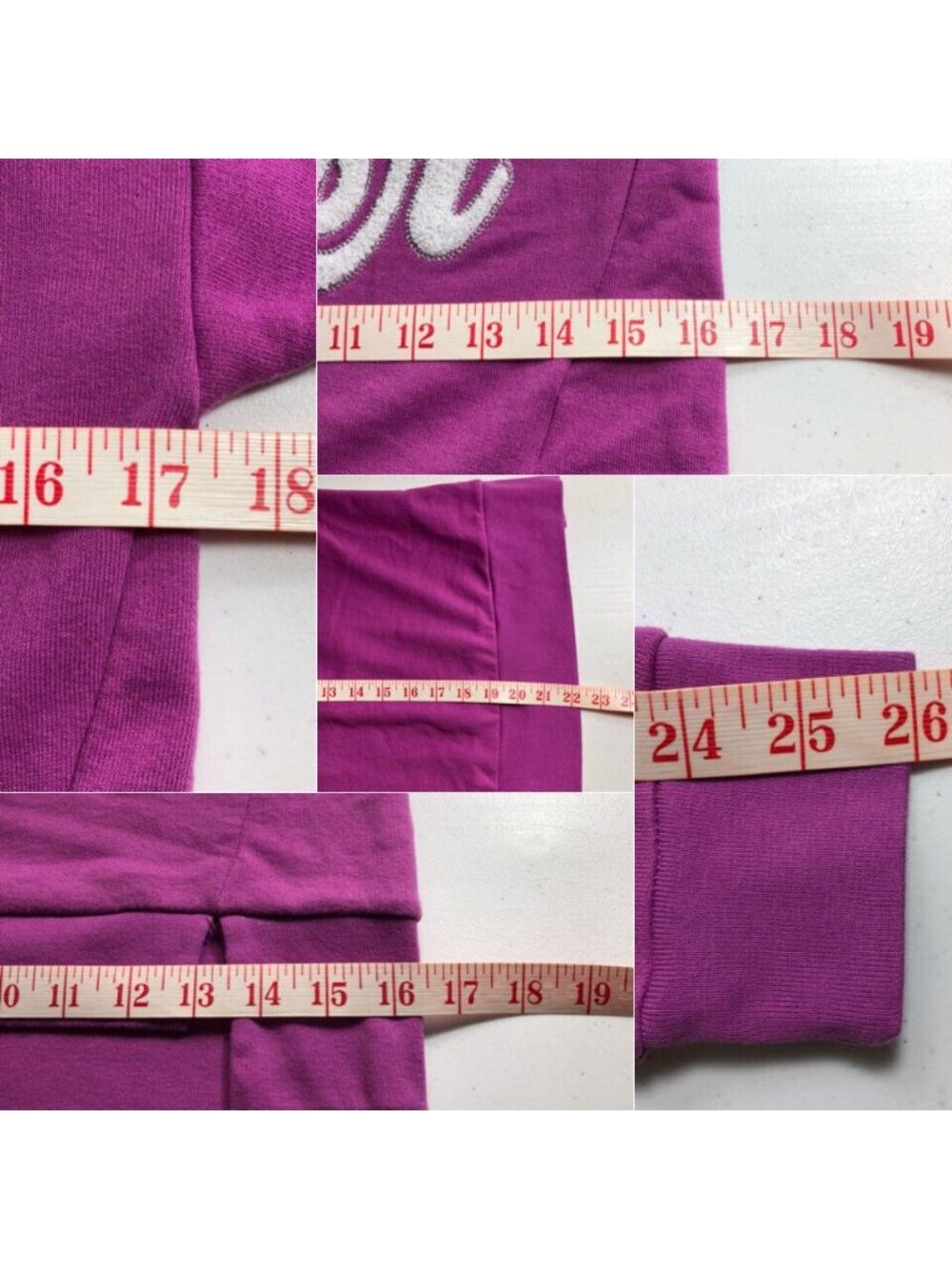 Juicy Couture Womens Purple "What Ever" Sweater Size S Cotton Blend - Picture 10 of 10
